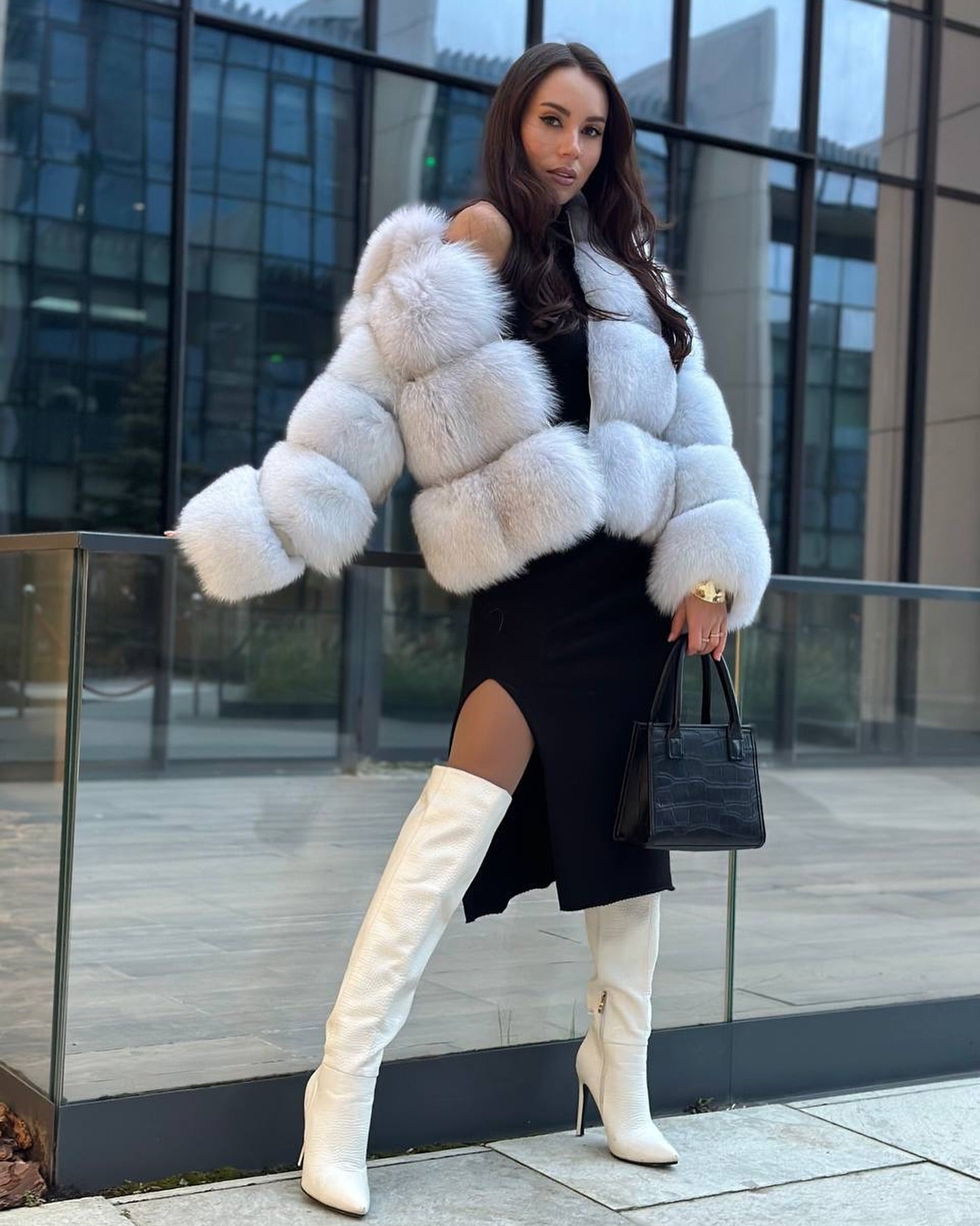 Tara Fluffy Fur Coat