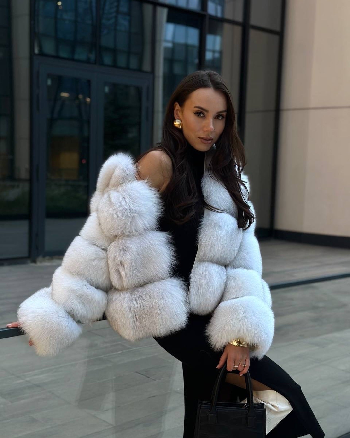 Tara Fluffy Fur Coat