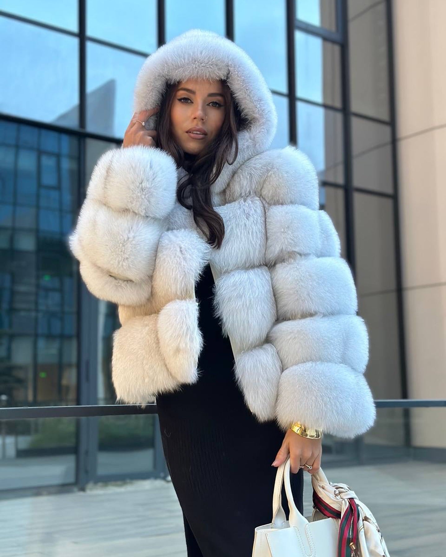 Tara Fluffy Fur Coat